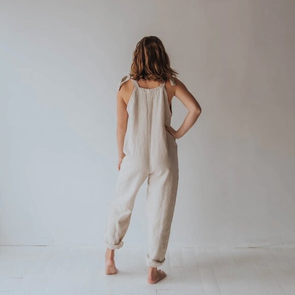 Cedar and Vine Pants - Cedar & Vine Oatmeal Overalls